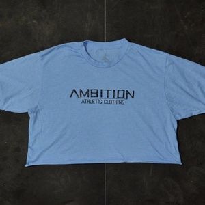 NWT Crop baby blue T-Shirt